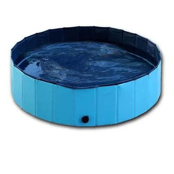 Dive Into Summer Fun: Introducing the Pet Pool Dog Swimming Pool - J.S.MDog Product,CJJJCWGY00599-Blue-L