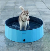 Dive Into Summer Fun: Introducing the Pet Pool Dog Swimming Pool - J.S.MDog Product,CJJJCWGY00599-Blue-L