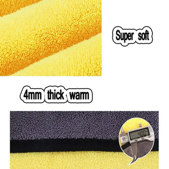 Pet absorbent yellow towel - J.S.MDog Product, Cat ProductCJJJCWGY03890-Yellow-30x60cm