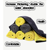 Pet absorbent yellow towel - J.S.MDog Product, Cat ProductCJJJCWGY03890-Yellow-30x60cm