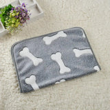 Dog Kennel Coral Fleece Blanket 