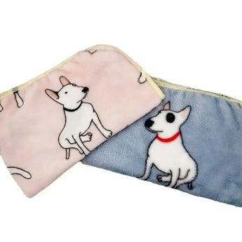 Dog Kennel Coral Fleece Blanket