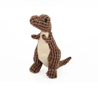 Dinosaur Interactive Toys for Giant Dogs - Plush and Chewy Delight! - J.S.MDog Toy, Dog ProductCJWJWJYZ01315-Light Brown-14cm