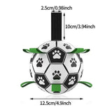 Interactive Dog Football Toy Soccer Ball Inflated Training Toy For Dogs - J.S.MDog Toy, Dog ProductCJGY1858682-A