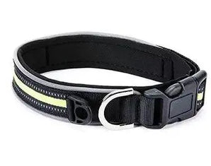 Thicken Comfortable Luminous Neoprene Plus Velcro Collars for Dogs 