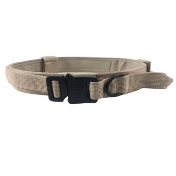 Pet Tactical Dog Collar And Lead Set, Military Nylon Dog Collar 