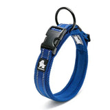 in blue Adjustable Dog Collar Preventing Strangulation Risks for Active Pet Owners - Designed for Maximum Comfort and Peace of Mind