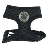 Stylish and lightweight breathable mesh dog harness designed for ultimate walking comfort and safety. in black