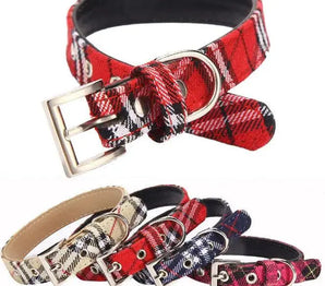 Timeless Elegance: Leather Twill Dog Collar for Your Pup's Style main