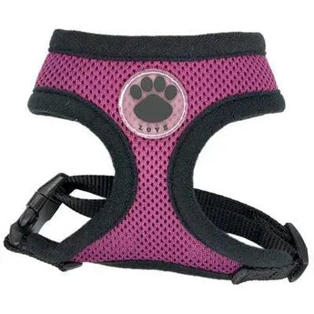 Comfort-focused breathable mesh dog harness for active dogs, ensuring secure and enjoyable daily walks. in Purple