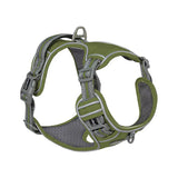  Durable dog harness with explosion‐proof design, shock absorption, comfortable fit, night vision and reflective safety.