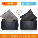 Durable pet car seat cover, waterproof dog travel mat, cat seat protector for vehicles.