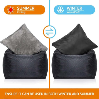 Durable pet car seat cover, waterproof dog travel mat, cat seat protector for vehicles.