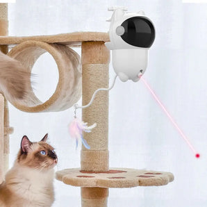 Intelligent Cat Laser Toy With Strong Screw Automatic Random Moving Toys -  main