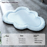 Breathable kennel mat with cooling technology, ice pad layer for dogs in warm climates