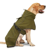 Medium And Large Dogs Handsome Winter Warm Clothing green