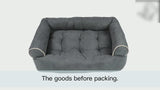 Plush pet bed crafted with durable materials to enhance your dog or cat’s sleeping experience.